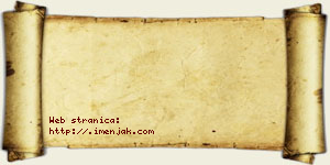 Tamara Jevčić vizit kartica